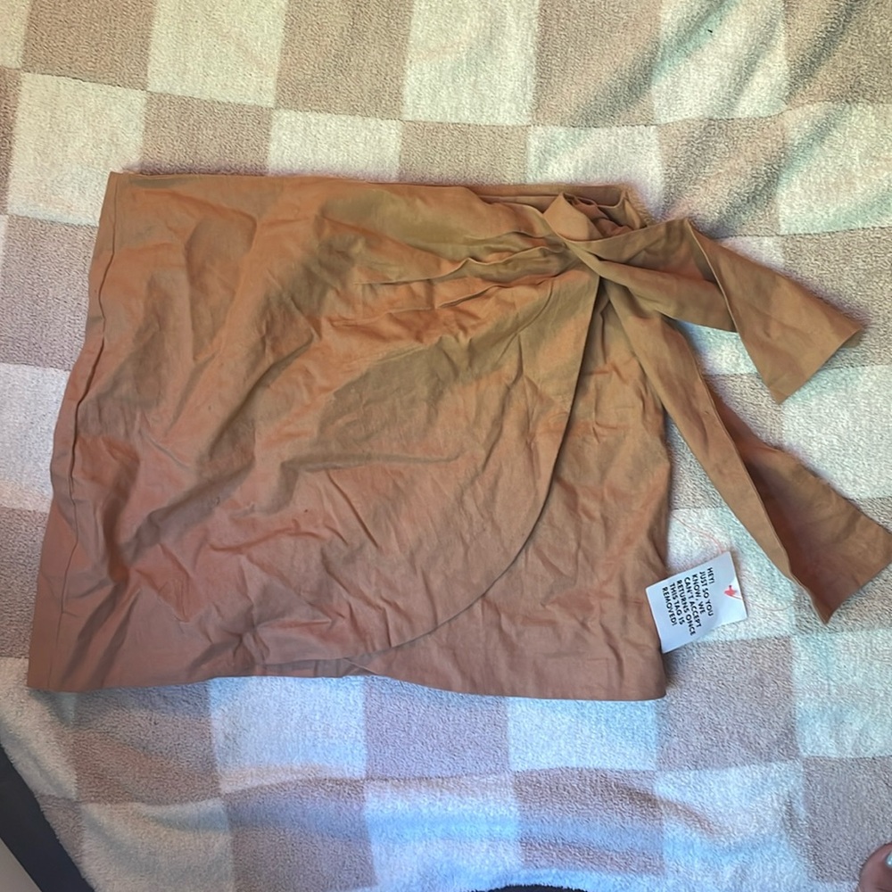 ASOS side tie wrap skirt